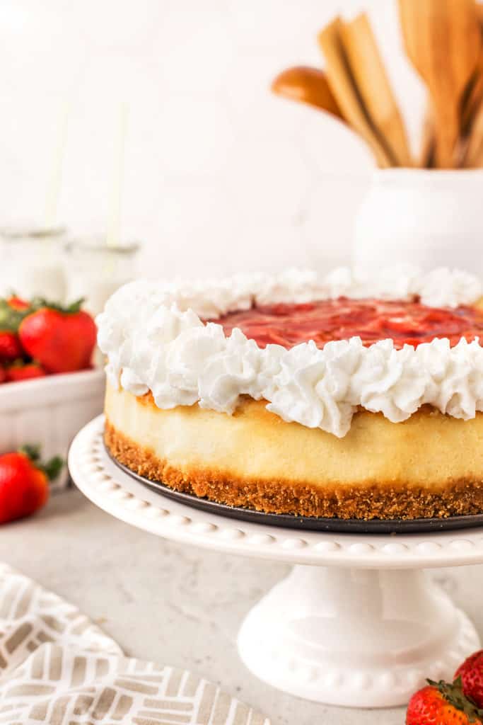 Light, Airy Strawberry Cheesecake - Noshing With the Nolands