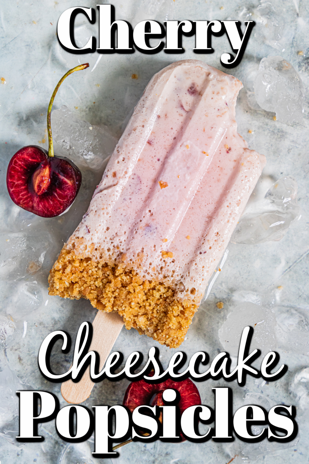Cherry Cheesecake Popsicles Pin