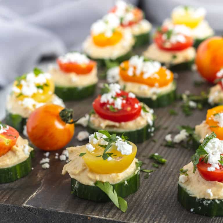 Cucumber Hummus Bites - Noshing With the Nolands