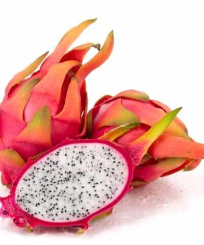 Dragon Fruit cut in half