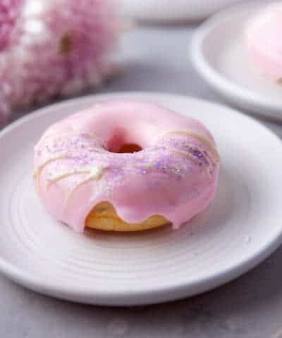 Vanilla Baked Buttermilk Donut on a plate