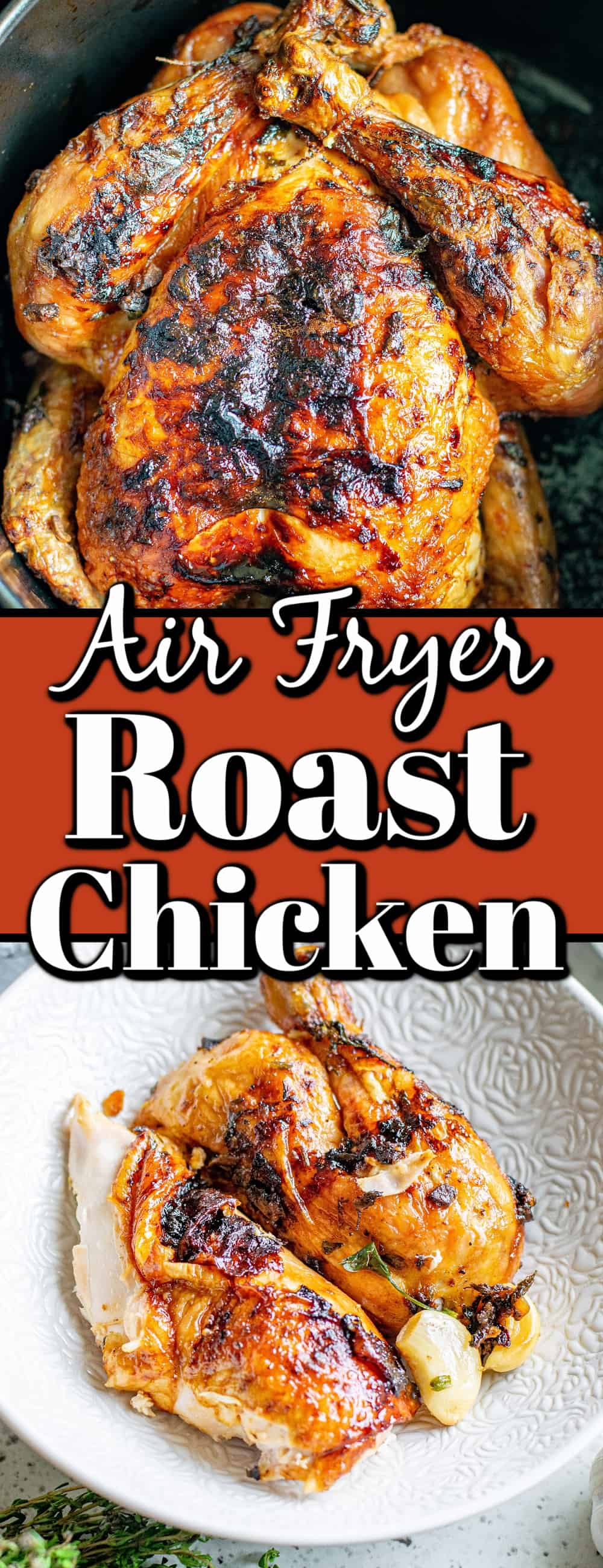 Air Fryer Roast Chicken - Noshing With the Nolands