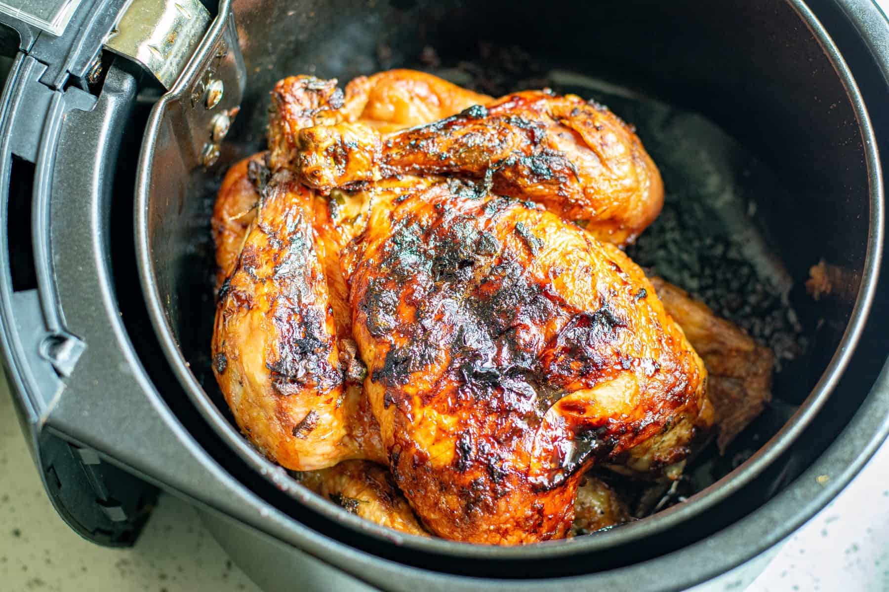Air Fryer Roast Chicken, horizontal