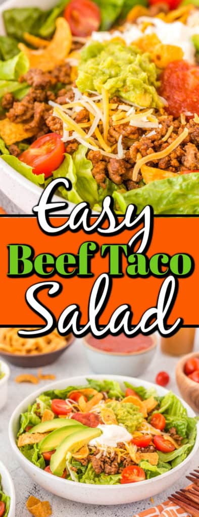 Easy Beef Taco Salad - Great Weeknight Meal - Noshing With the Nolands