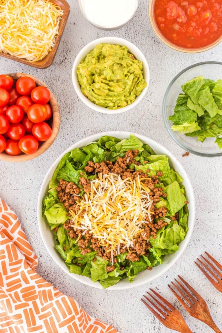 Easy Beef Taco Salad - Great Weeknight Meal - Noshing With the Nolands