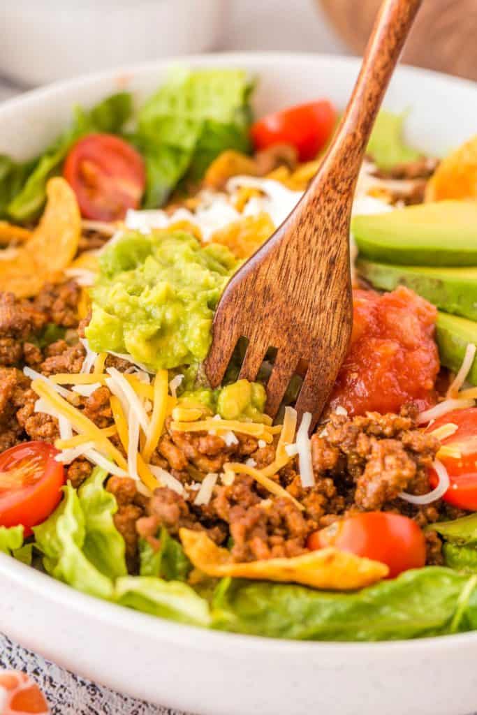 Easy Beef Taco Salad - Noshing With the Nolands