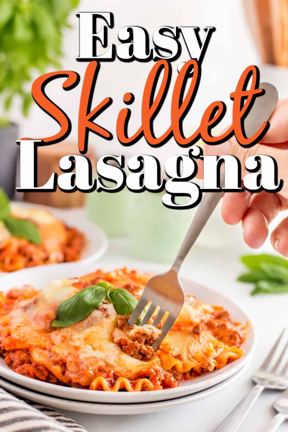 Easy Skillet Lasagna Pin
