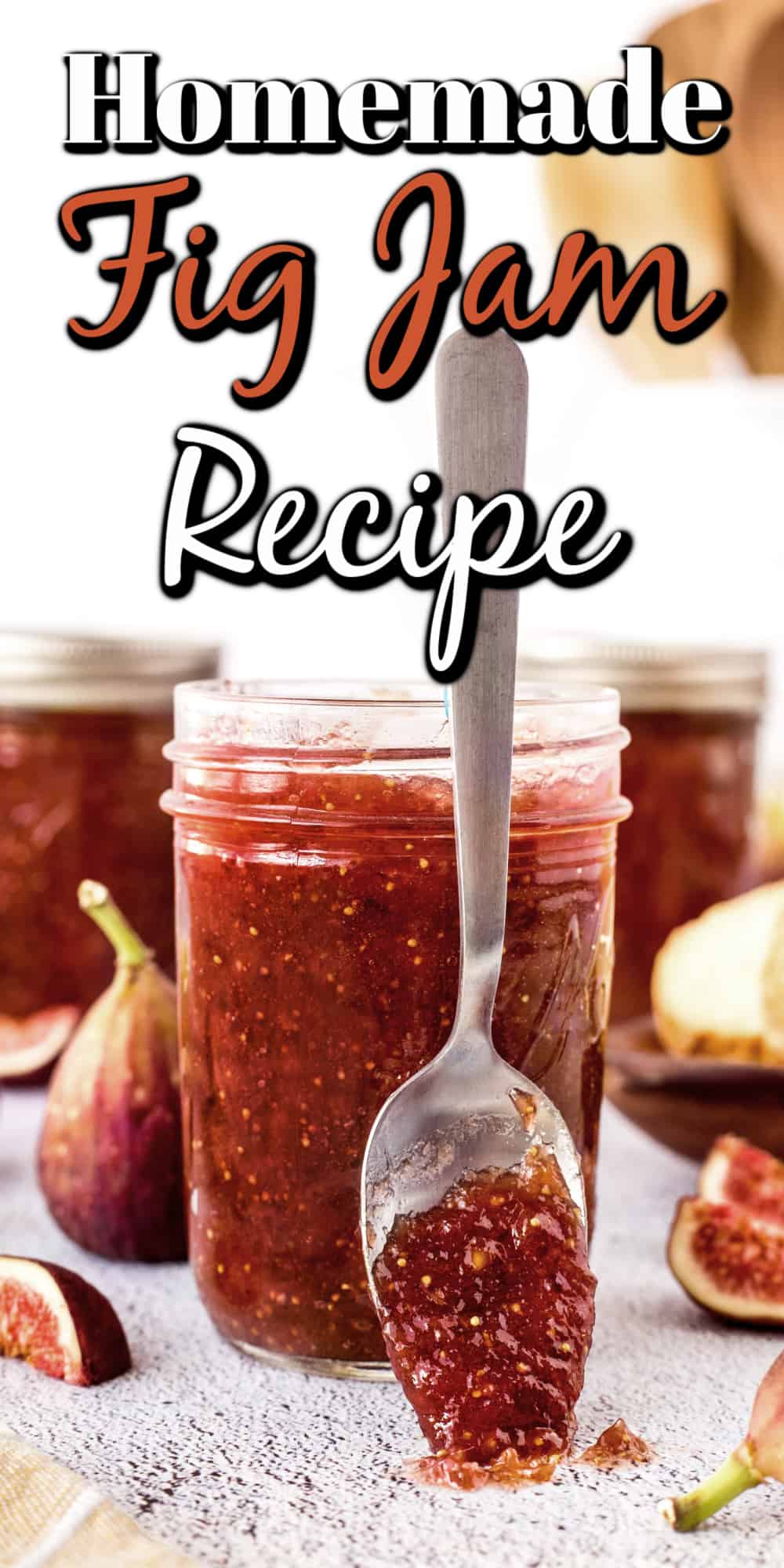 Homemade Fig Jam Recipe {Small Batch} Pin