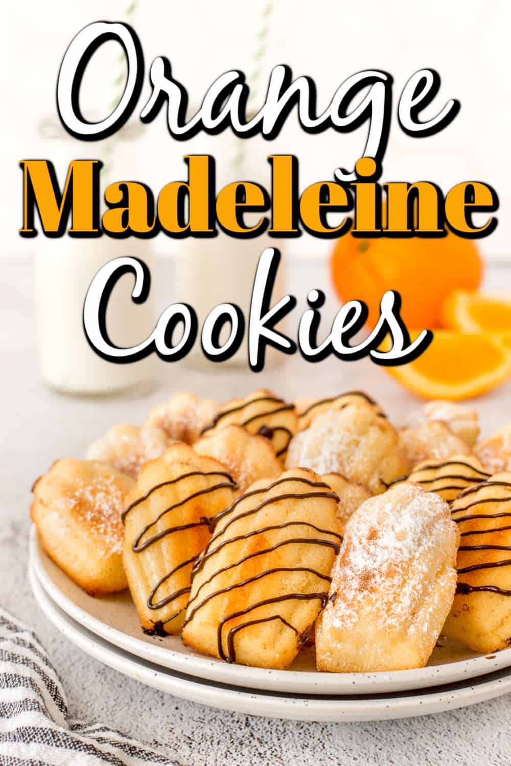 Orange Madeleine Cookies Pin