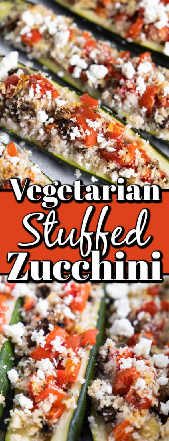 Noshing With the Nolands - Delicious Vegetarian Stuffed Zucchini