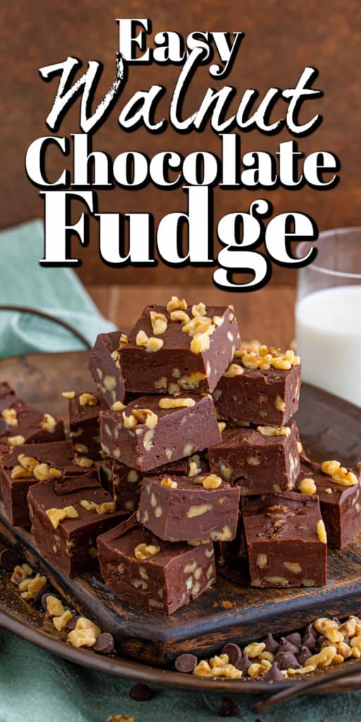 Easy Chocolate Walnut Fudge - Noshing With the Nolands