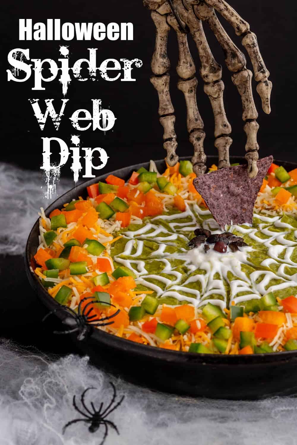 Halloween Spider Web Dip Pin