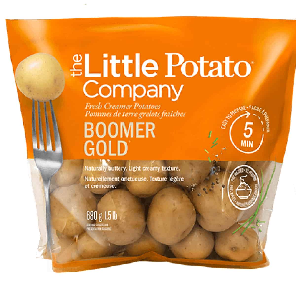 Bag of Boomer Gold from Little Potato Company