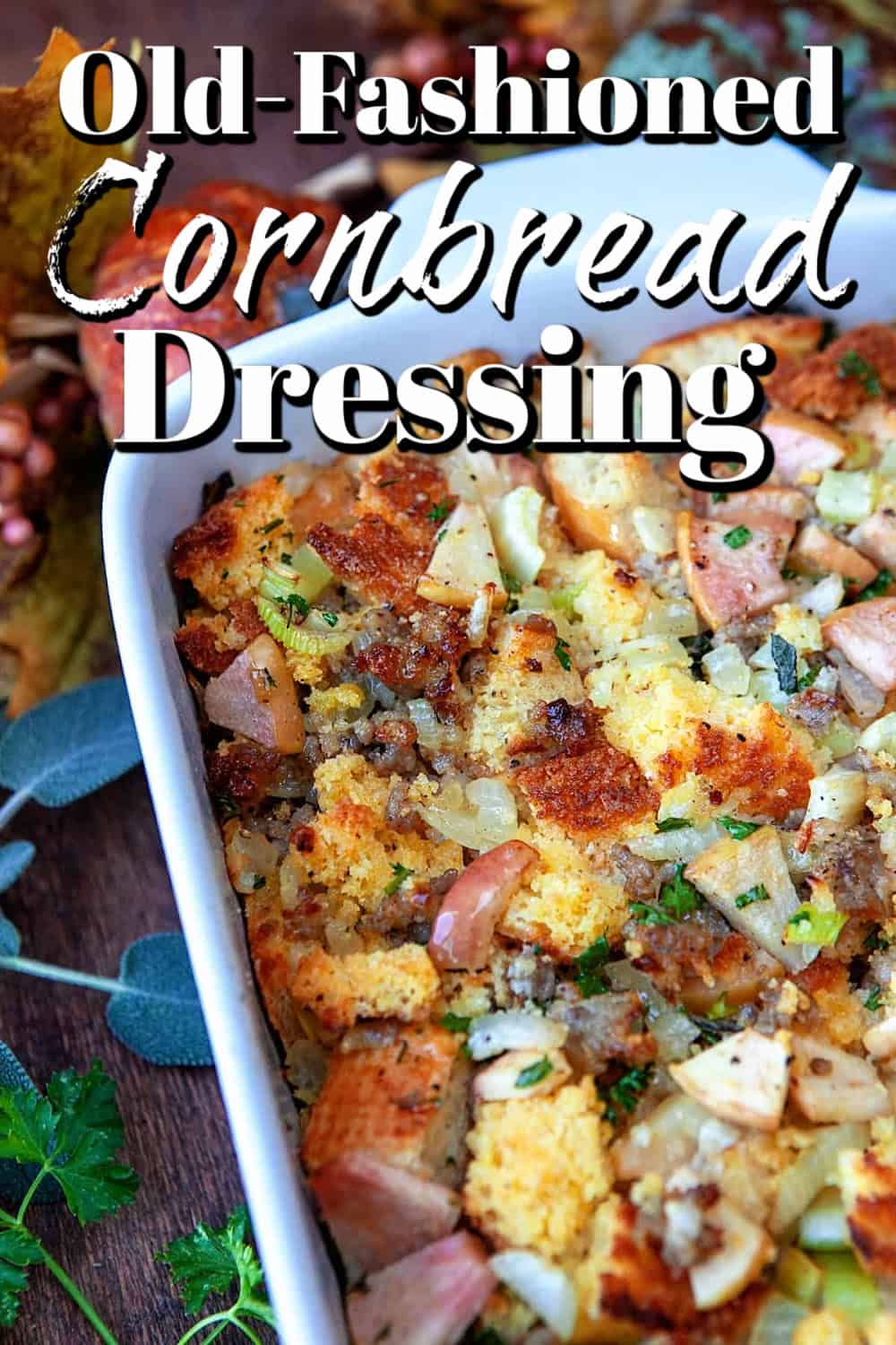 Old-Fashioned Cornbread Dressing Pin