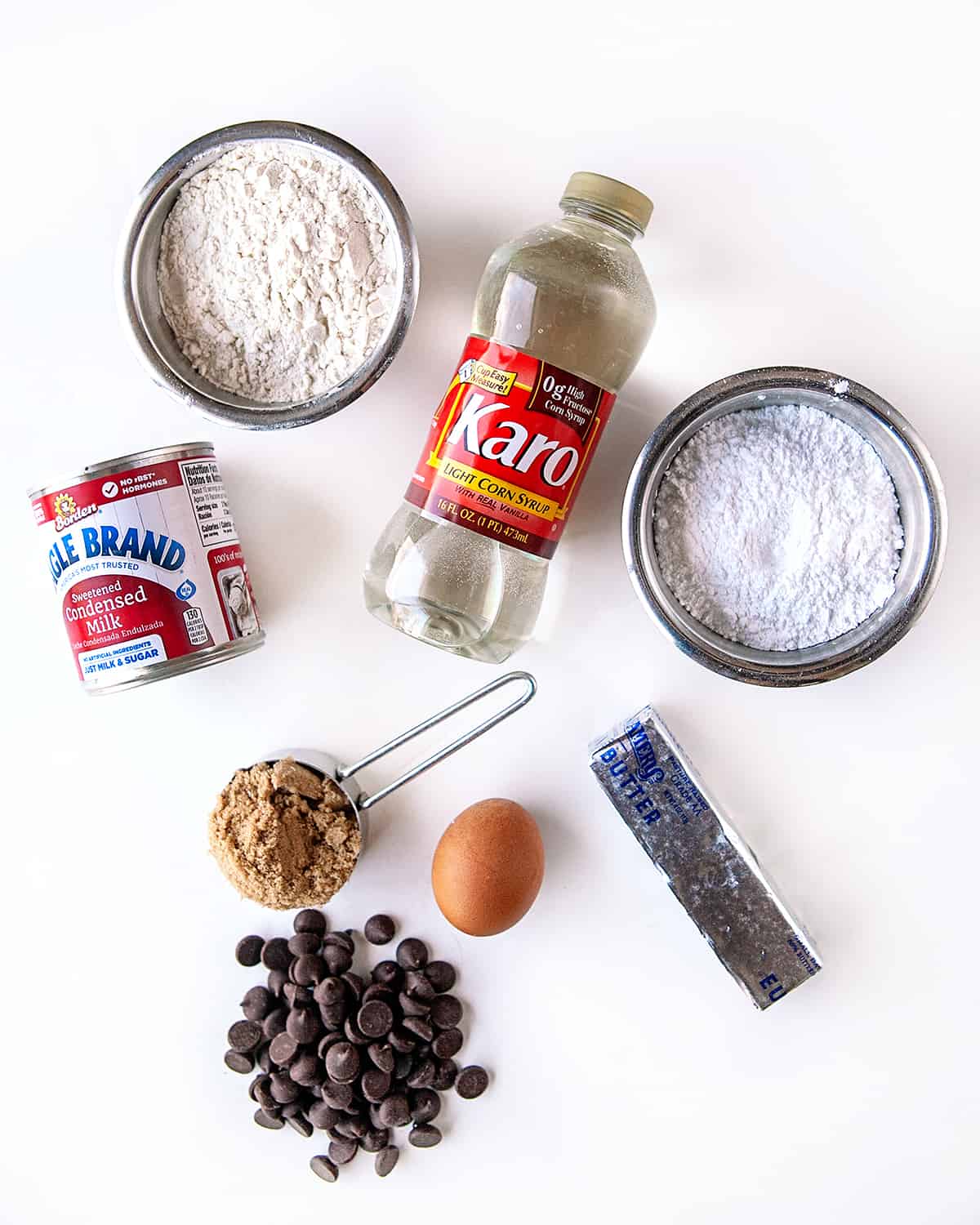 Millionaire Shortbread ingredients