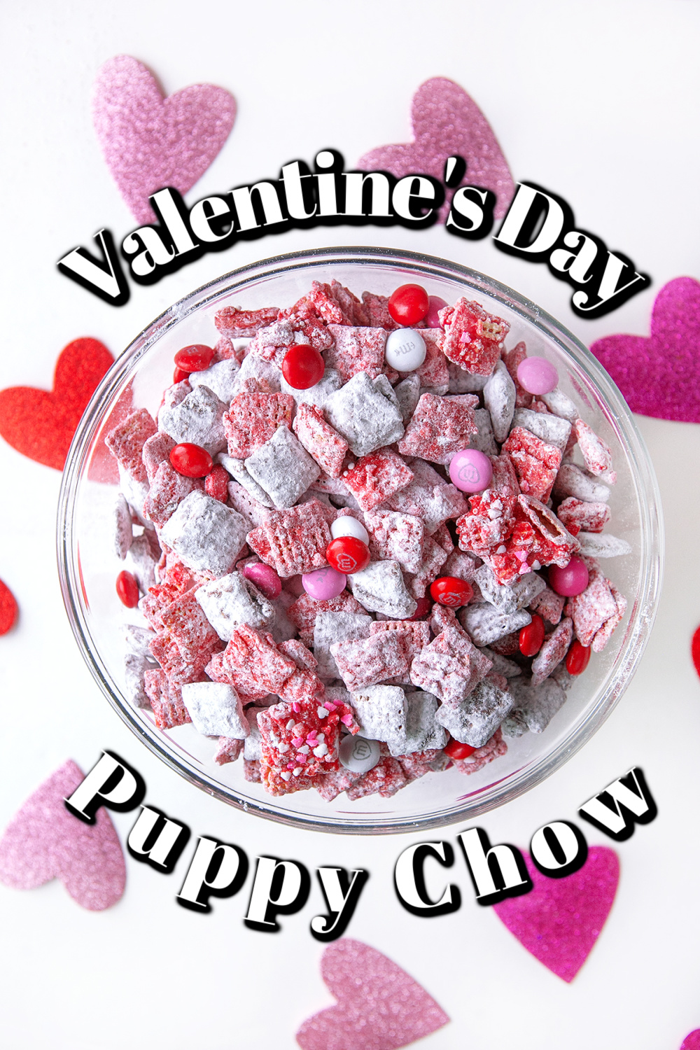 Valentine's Day Puppy Chow Pin