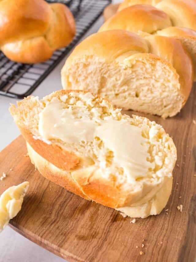 White Braided Bread