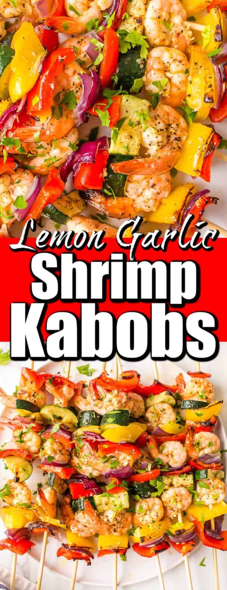 Lemon Garlic Shrimp Kabobs - Noshing With The Nolands