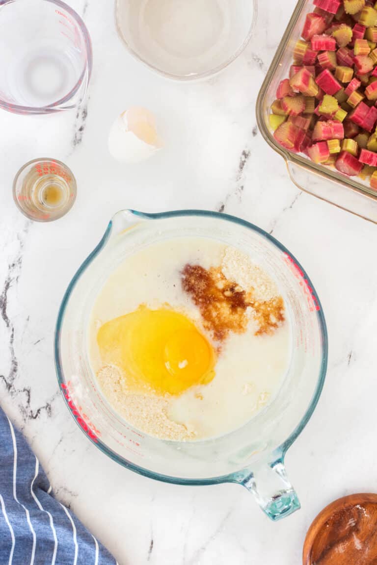 Rhubarb Pudding Cake - Noshing With The Nolands