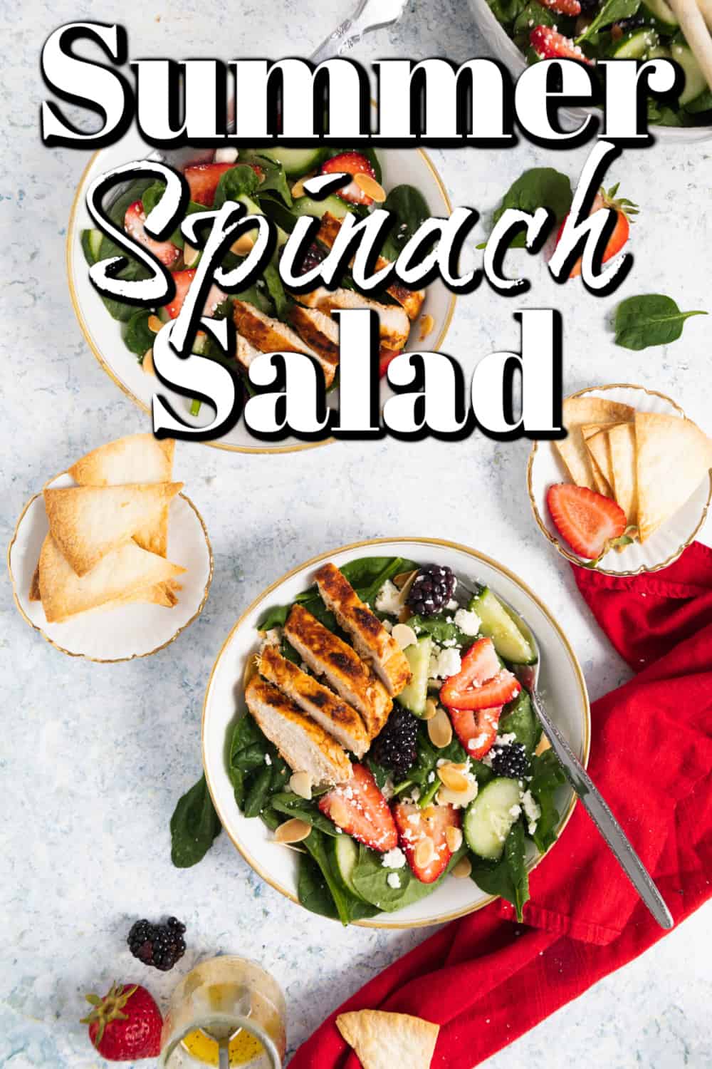 Summer Spinach Salad Pin