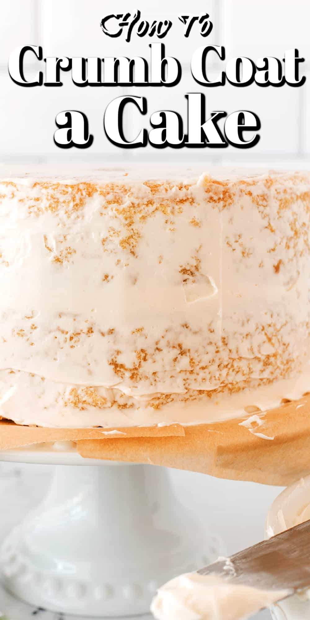 How and Why to Crumb Coat a Cake Pin