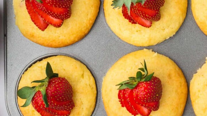 Strawberry Pancake Muffins