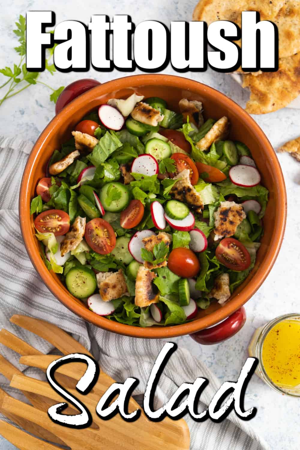 Lebanese Fattoush Salad Pin
