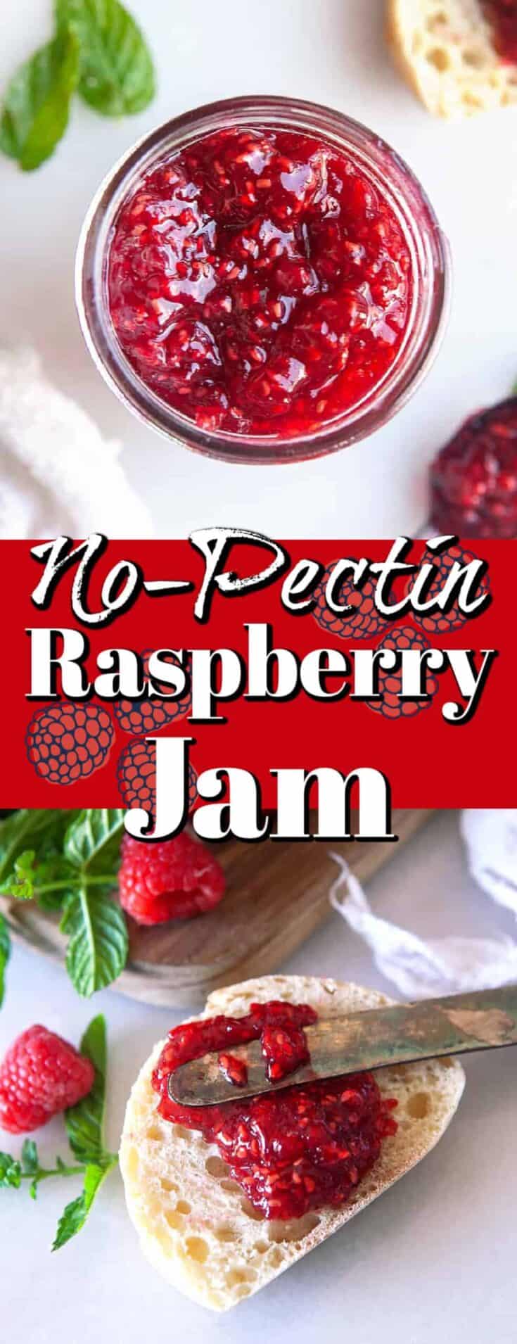 No-Pectin Raspberry Jam Recipe - Noshing With The Nolands