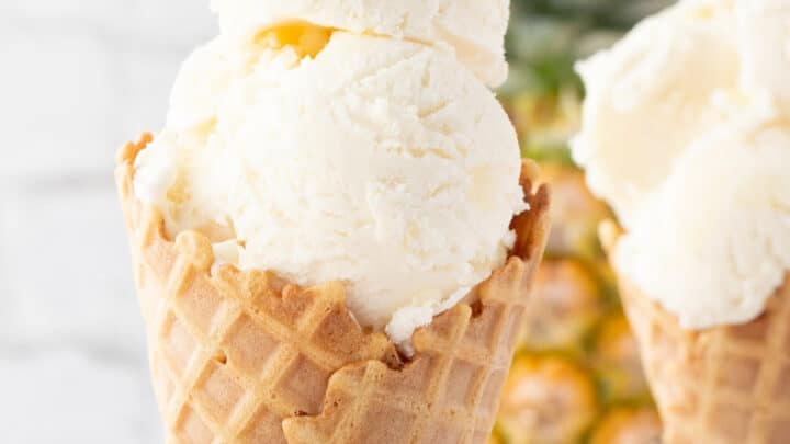 Pineapple Coconut Ice Cream
