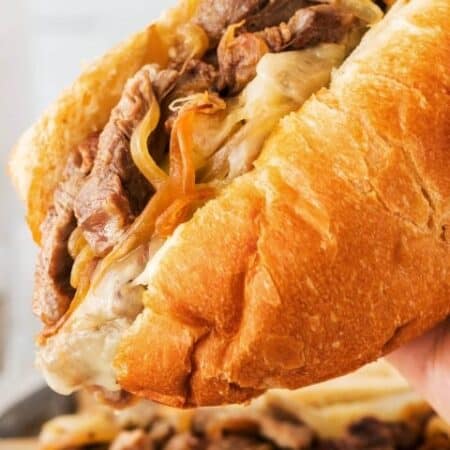 Best Prime Rib Sandwich close-up
