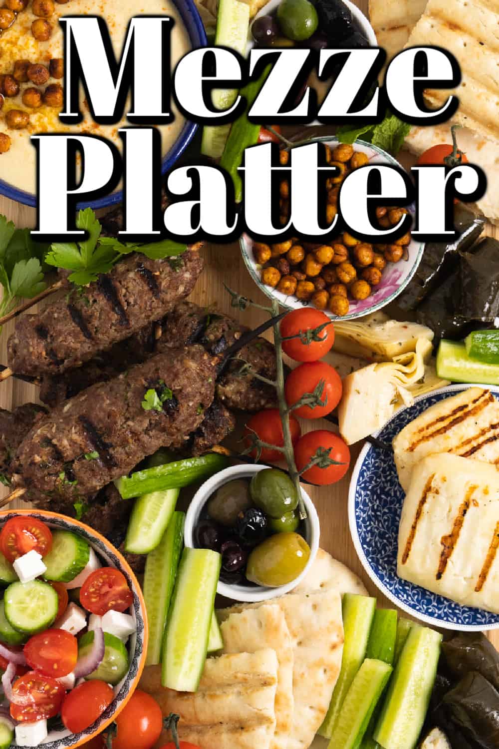 Mediterranean Mezze Platter Pin