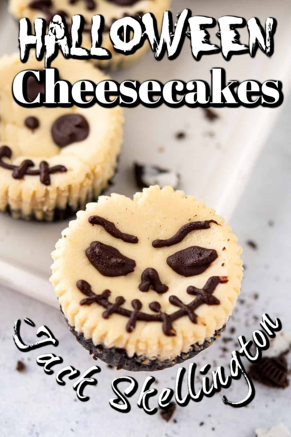 Jack Skellington Halloween Cheesecakes Pin