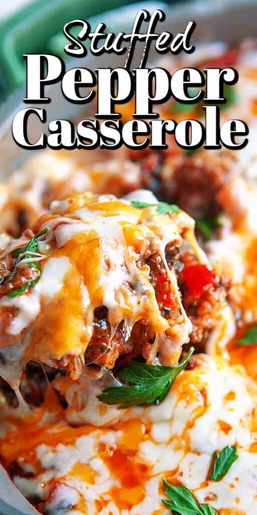 Stuffed Pepper Casserole - Noshing With The Nolands