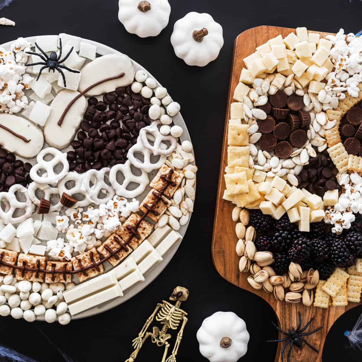 Jack Skellington and Skull Party Platters for Halloween. 
