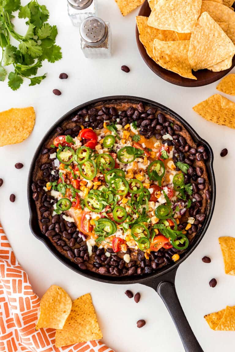 Warm Rustic Black Bean Dip - Noshing With The Nolands