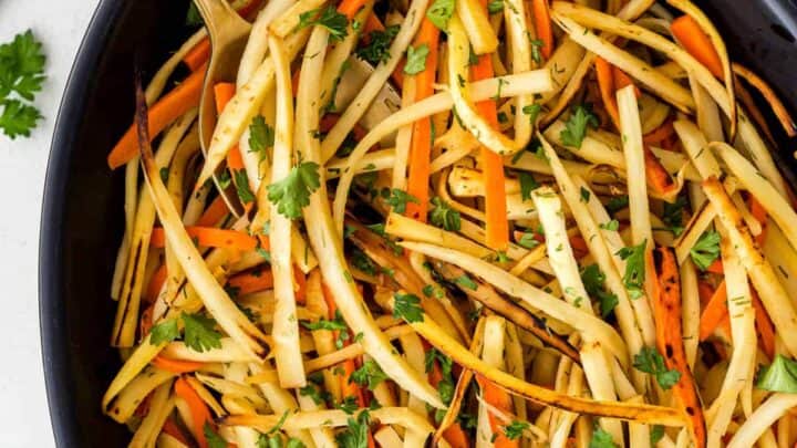 Pan-Fried Carrot and Parsnip Recipe