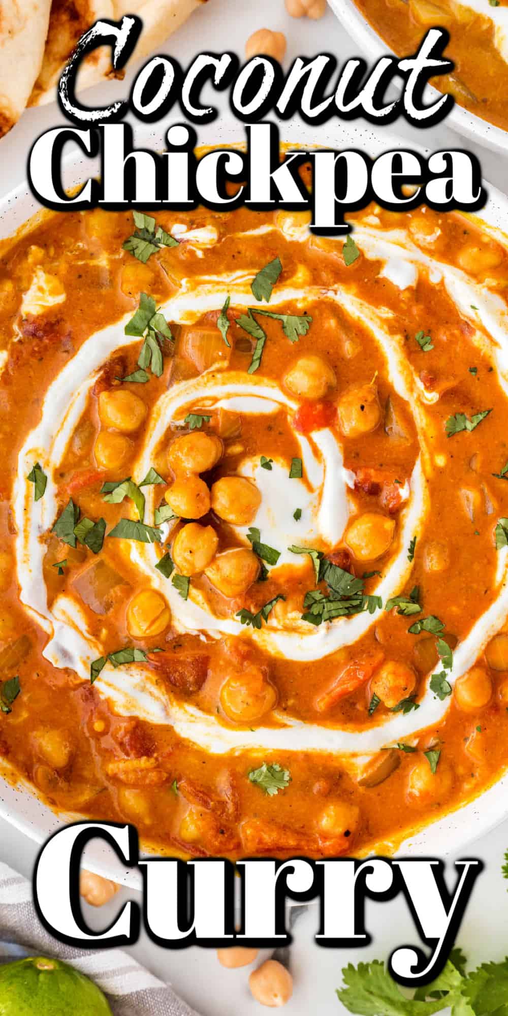 Coconut Chickpea Curry Pin.