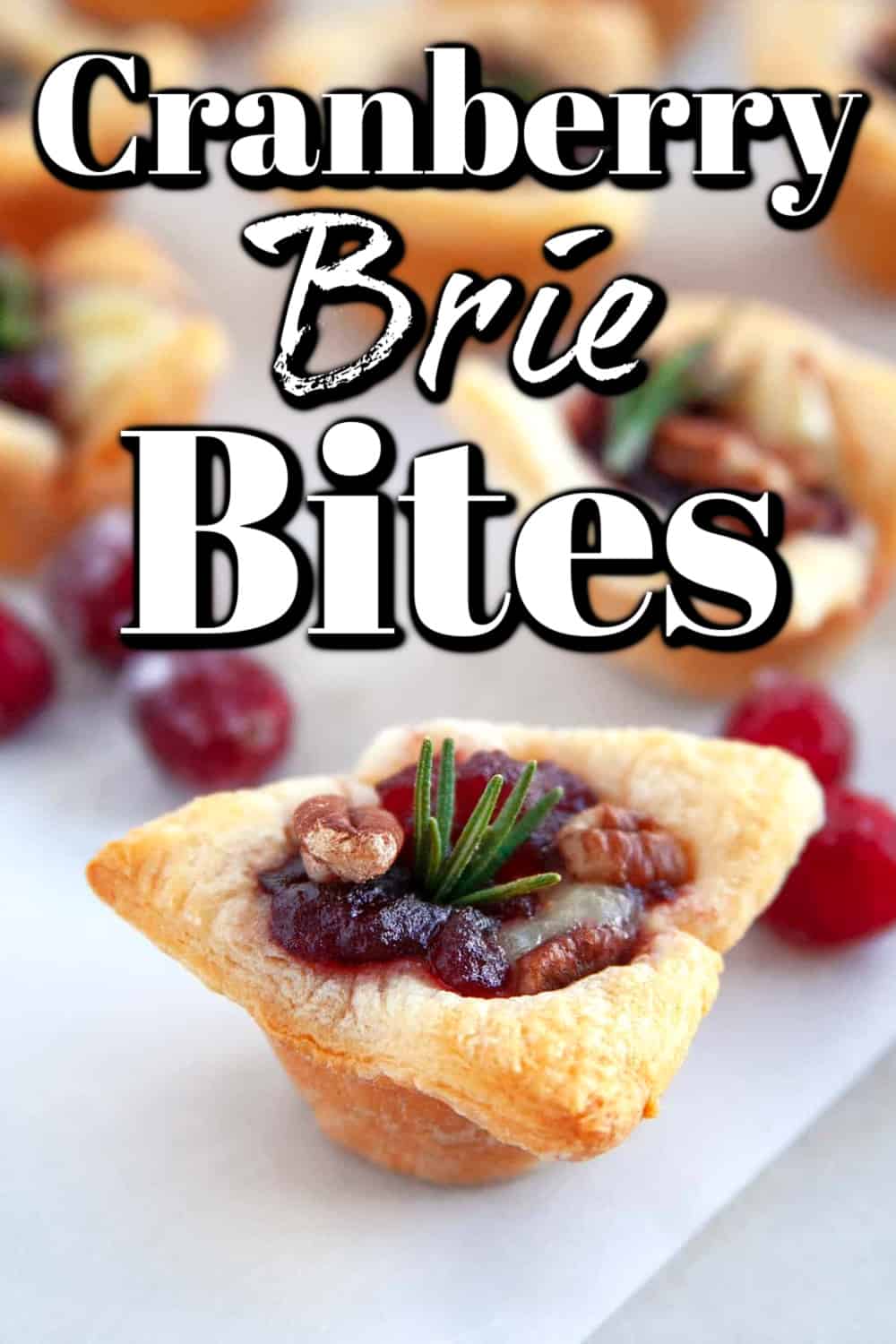 Cranberry Brie Bites Pin