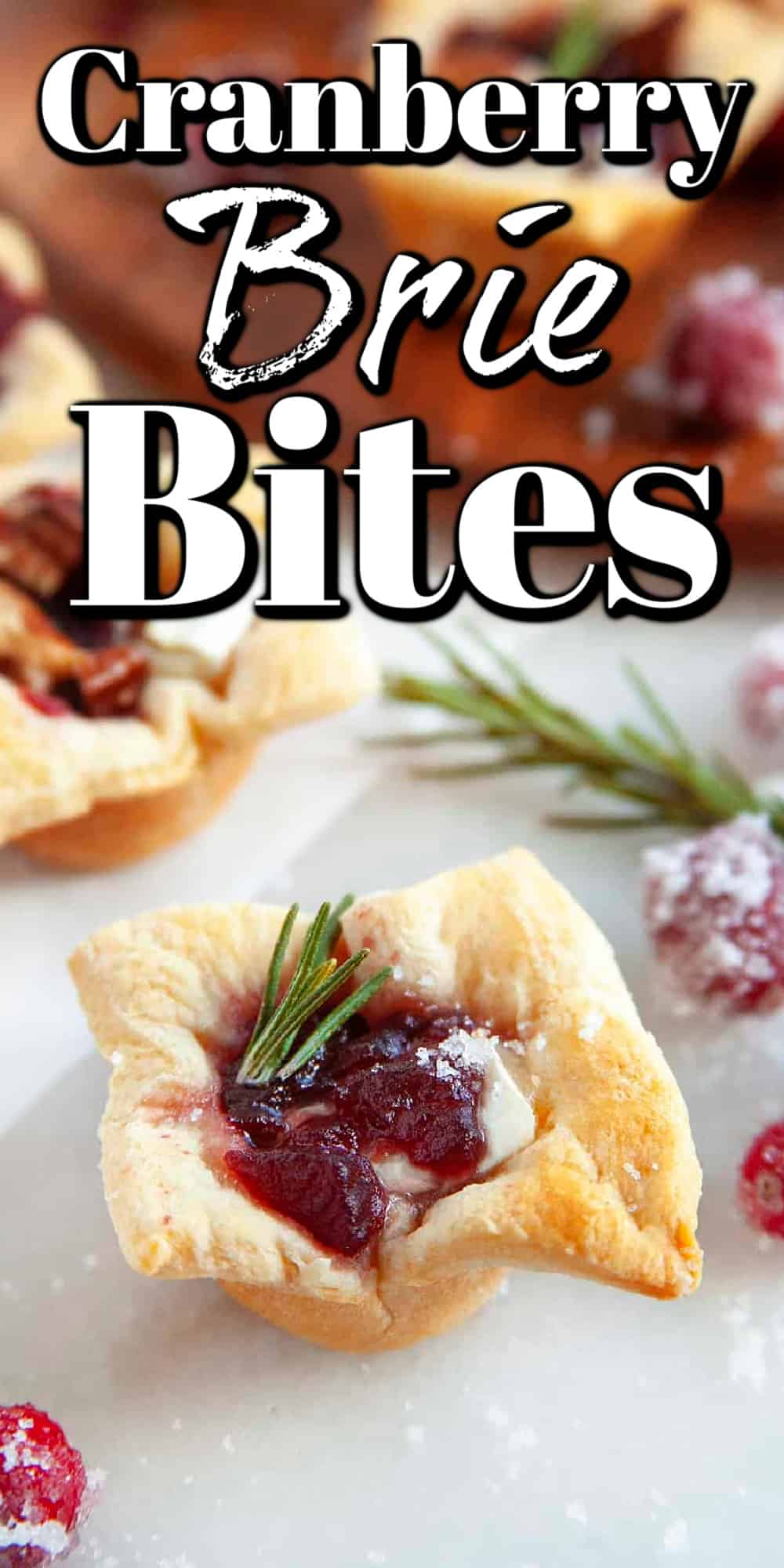 Cranberry Brie Bites Pin