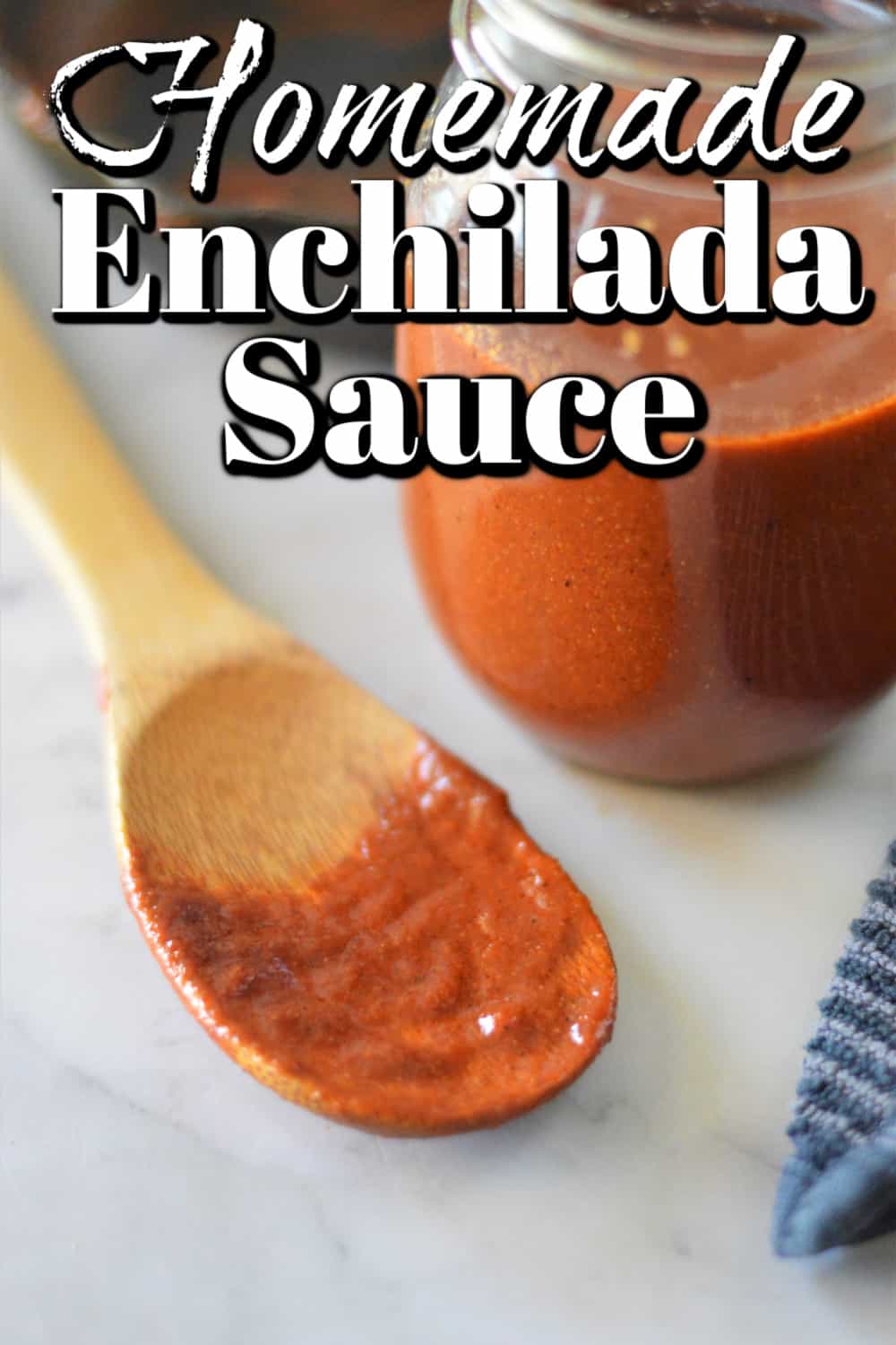 Homemade Enchilada Sauce Pin. 