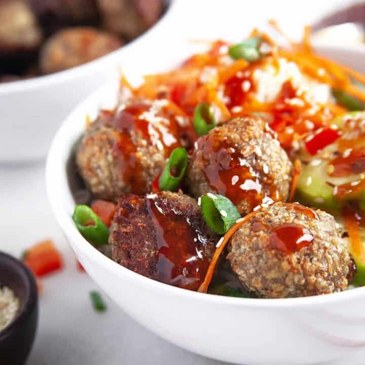 Chicken Meatball Bowl