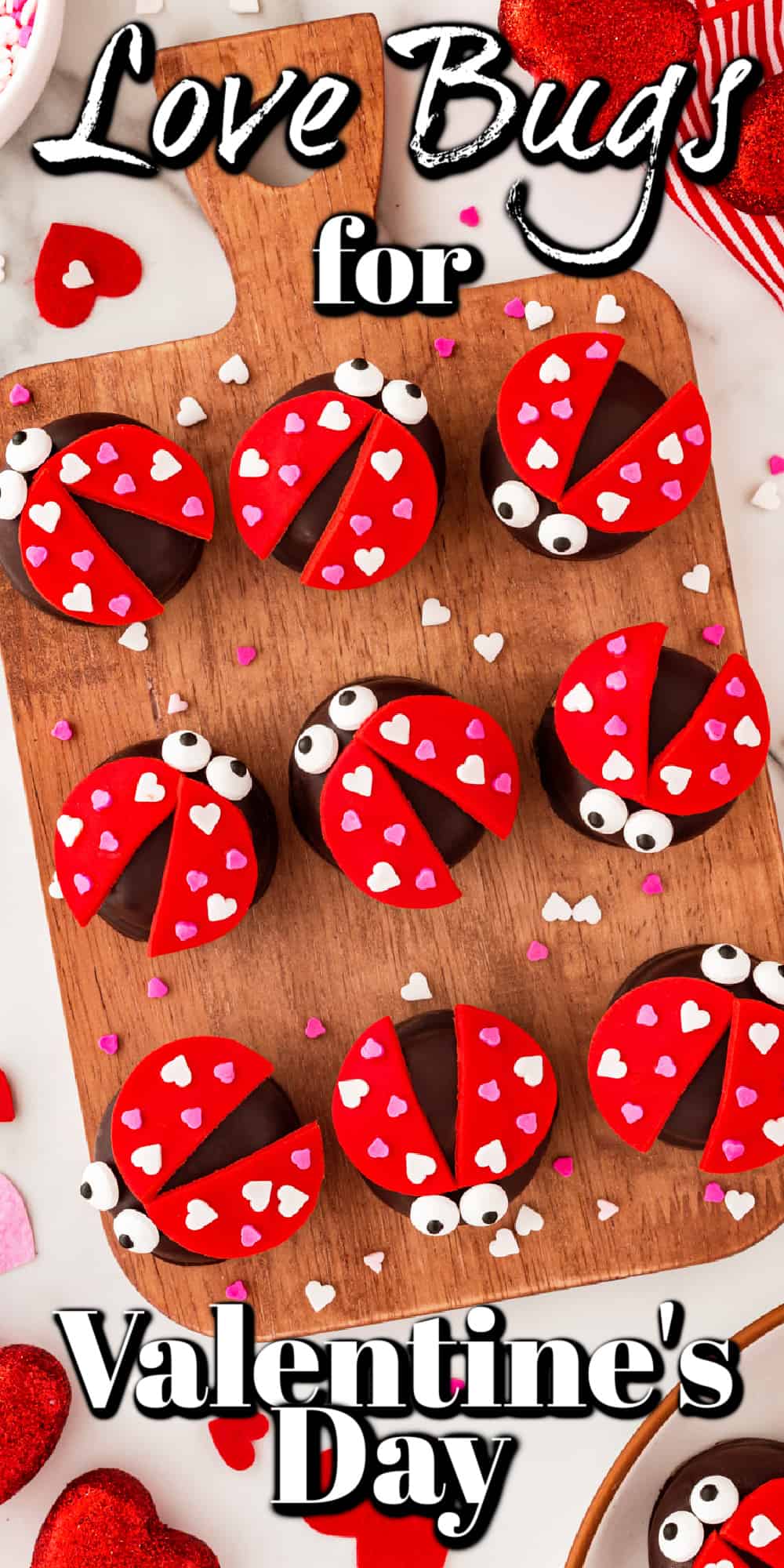 Love Bug Valentine's Day Cookies Pin