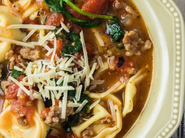 Instant pot tortellini soup with sausage and discount kale