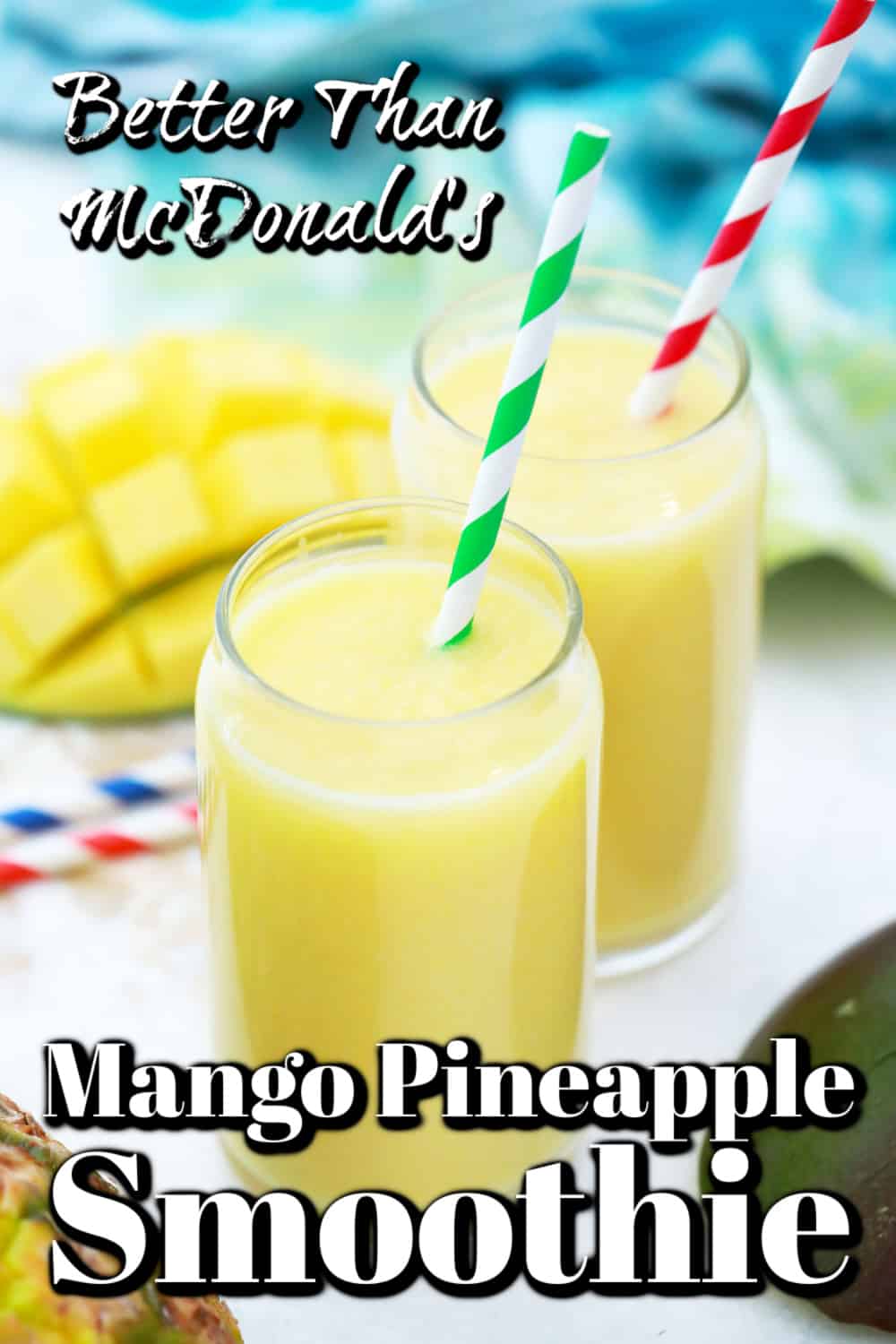 Better Than McDonald's Mango Pineapple Smoothie Pin. 