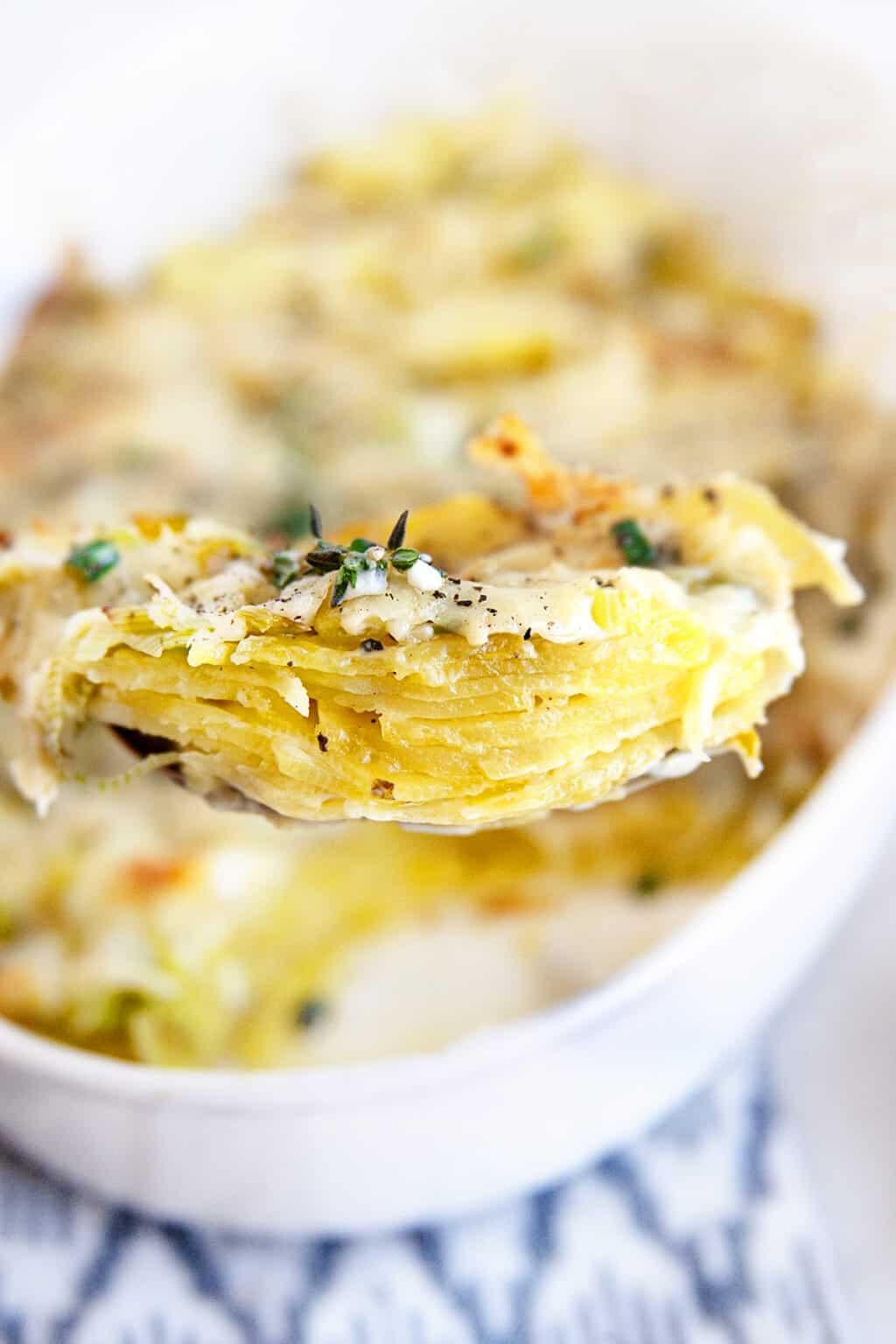 Potato Leek Gratin - Noshing With The Nolands