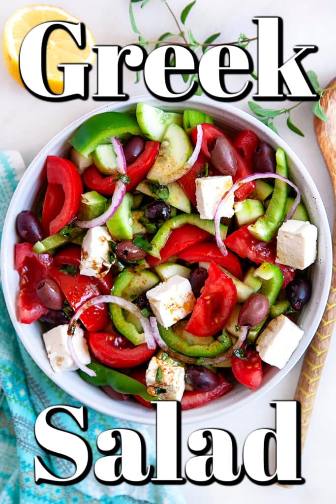 Classic Greek Salad - Noshing With The Nolands