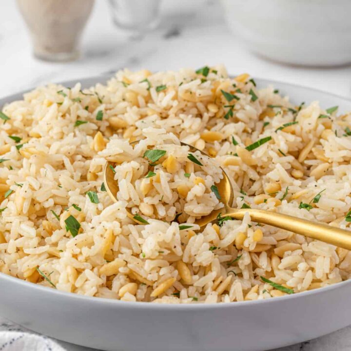 Instant Pot Rice Pilaf with Orzo
