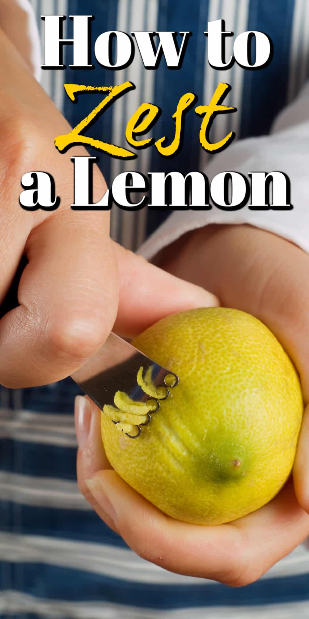How to Zest a Lemon Pin.