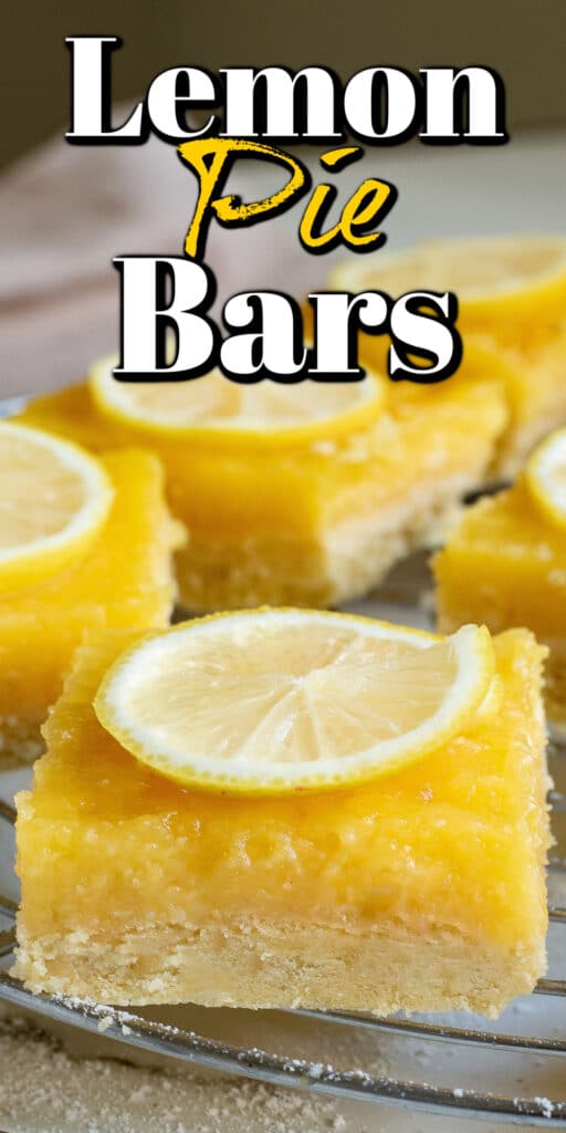 Lemon Pie Bars - Noshing With The Nolands