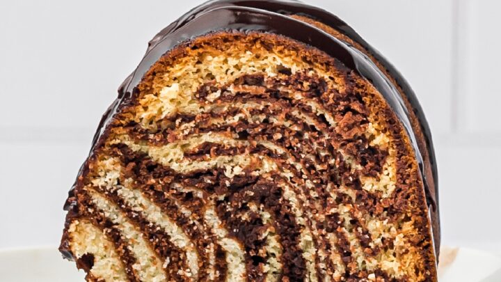 Martha Stewart's Chocolate-and-Vanilla Zebra Cake Recipe